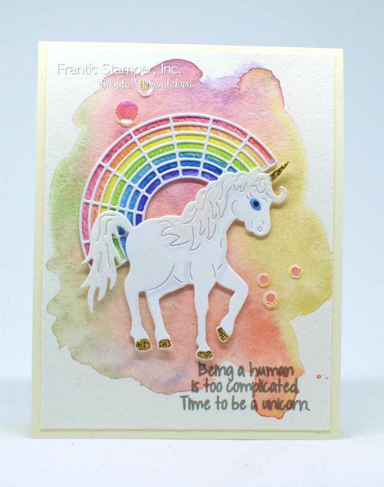 Frantic Stamper Precision Die - Majestic Unicorn