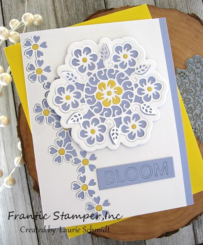 Frantic Stamper Precision Die - Garden Reverse-cut Words