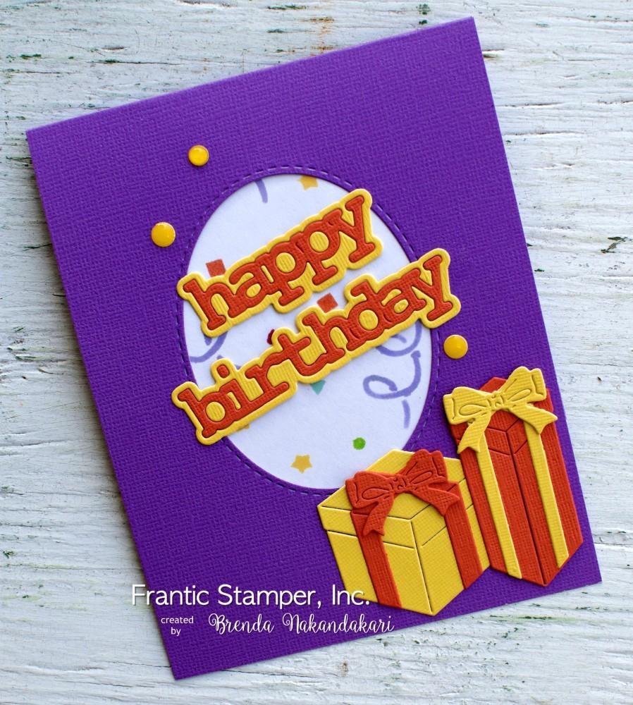 Frantic Stamper - 6"x6" Stencil - Confetti