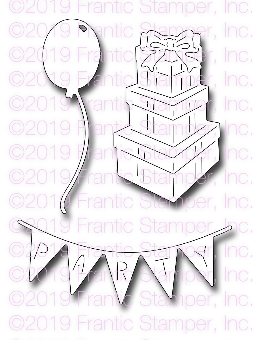 Frantic Stamper Precision Die - Birthday Party