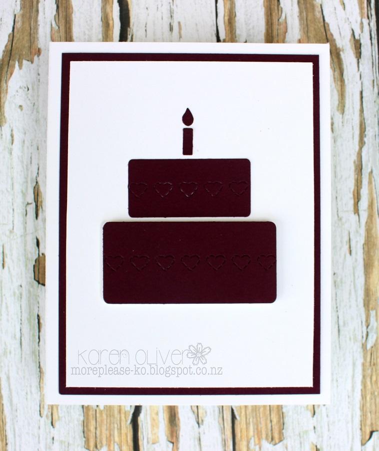 Frantic Stamper Precision Die - Modern Birthday Cake