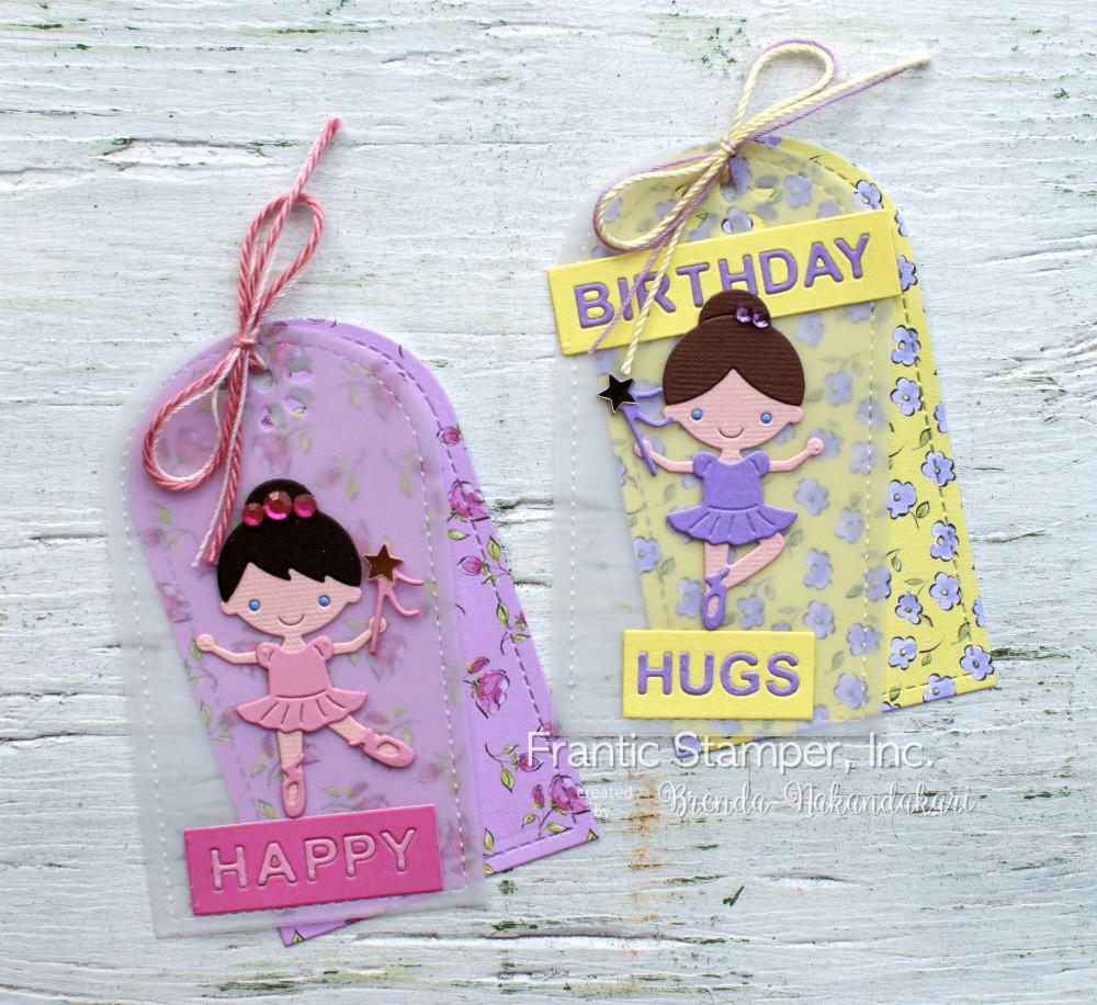 Frantic Stamper Precision Die - Little Ballerinas