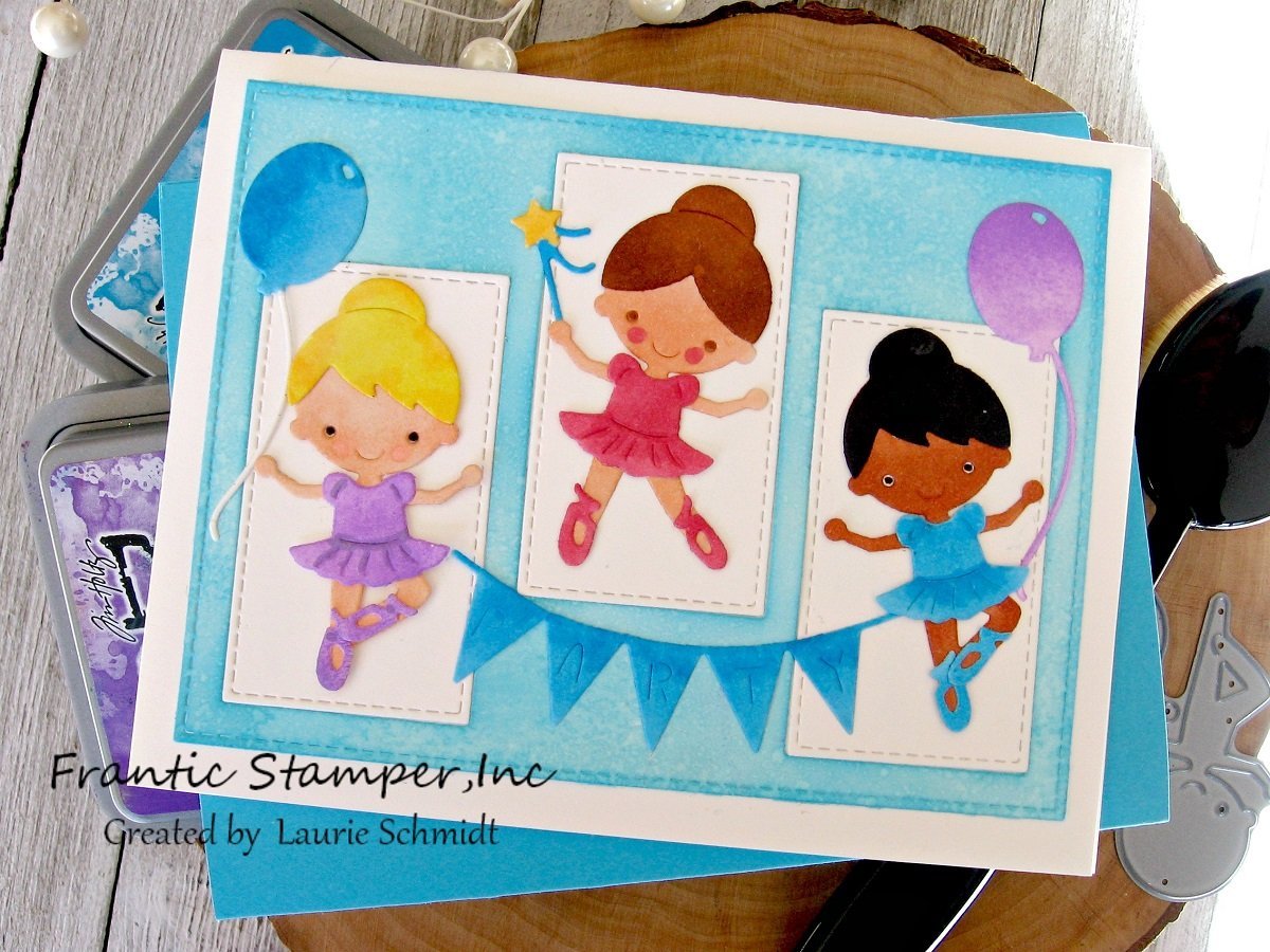 Frantic Stamper Precision Die - Little Ballerinas