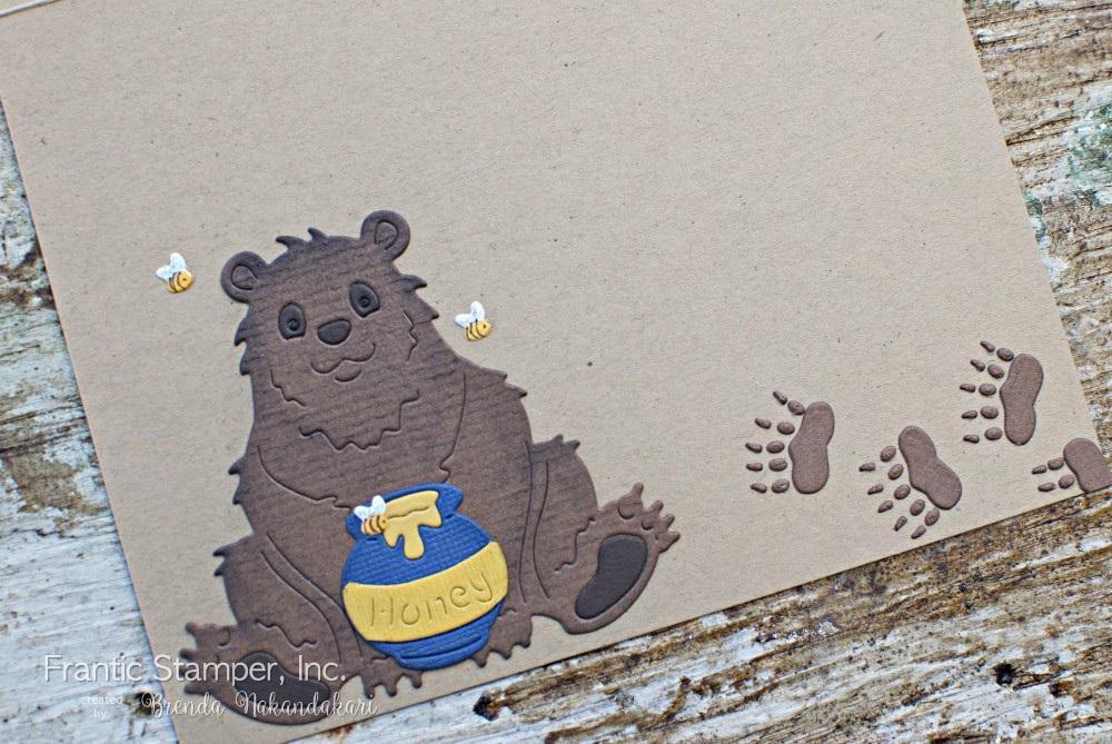 Frantic Stamper Cute Bear die set