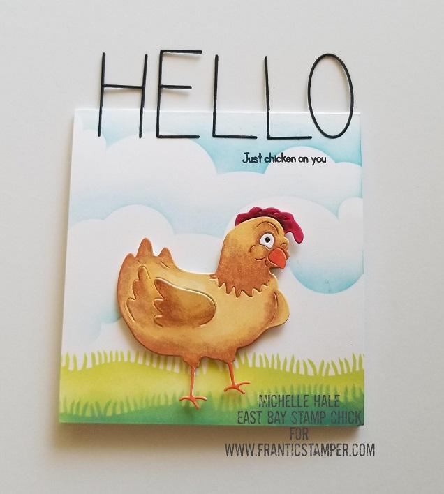 Frantic Stamper Cute Chicken Family die set