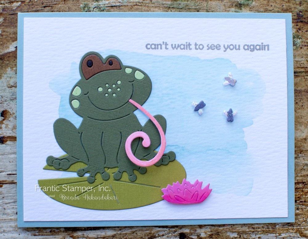 Frantic Stamper Cute Frog die set