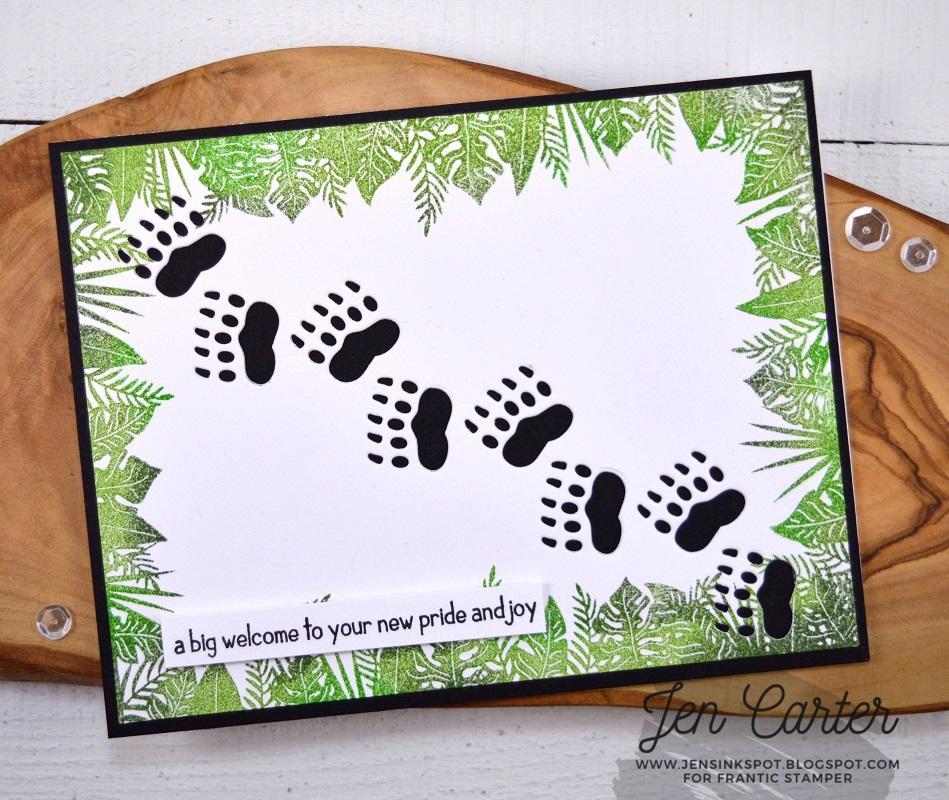 Frantic Stamper Jungle Frame Clear Stamp Set