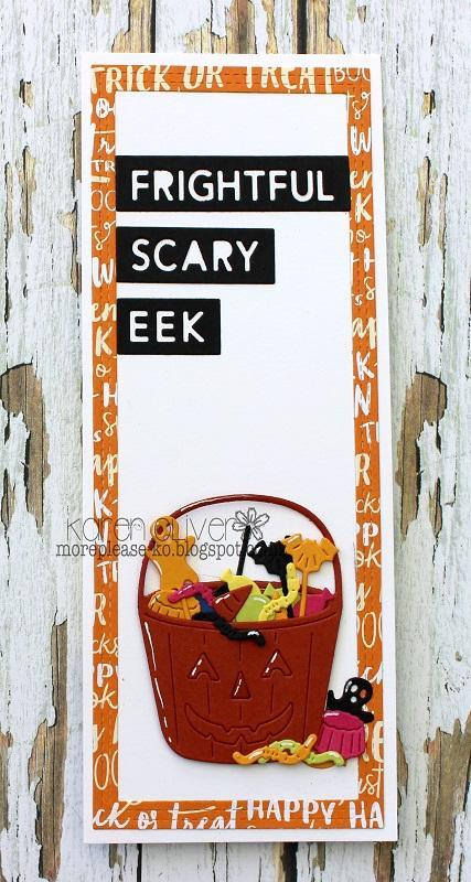 Frantic Stamper Precision Die - Halloween Candy Bucket