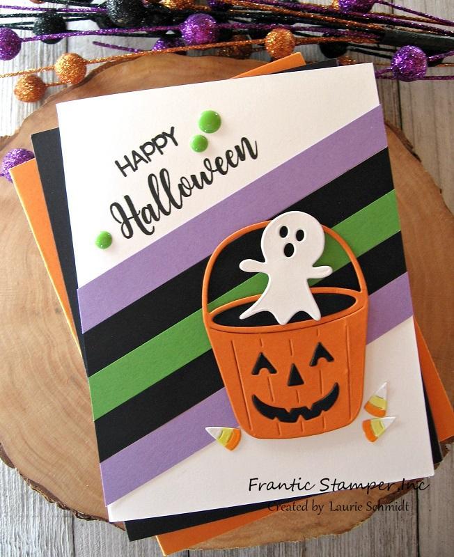 Frantic Stamper Precision Die - Halloween Candy Bucket