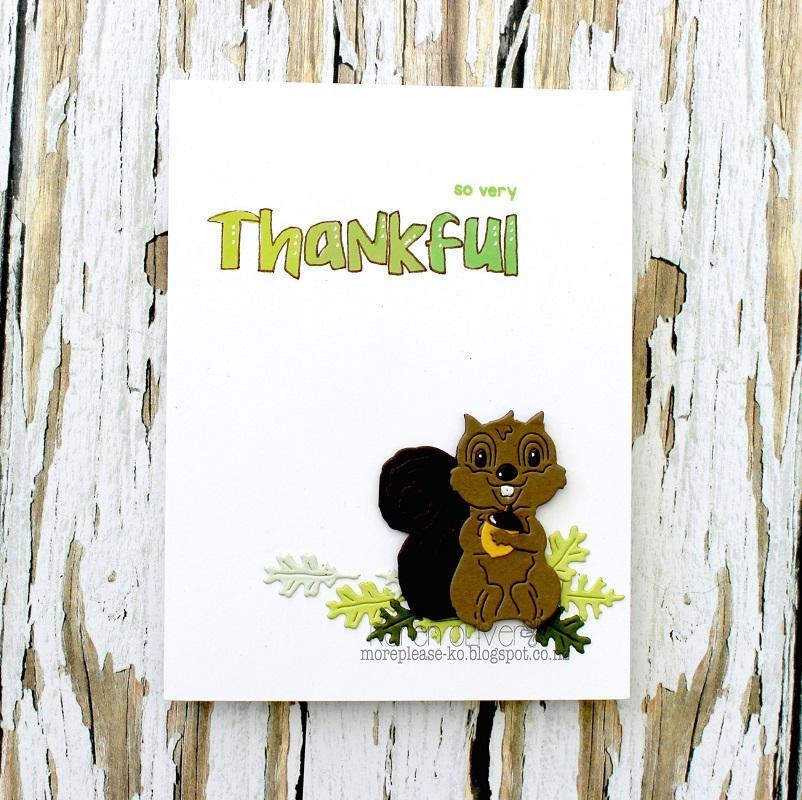 Frantic Stamper Clear Stamp Set - Thankful & Highlight Brushstrokes