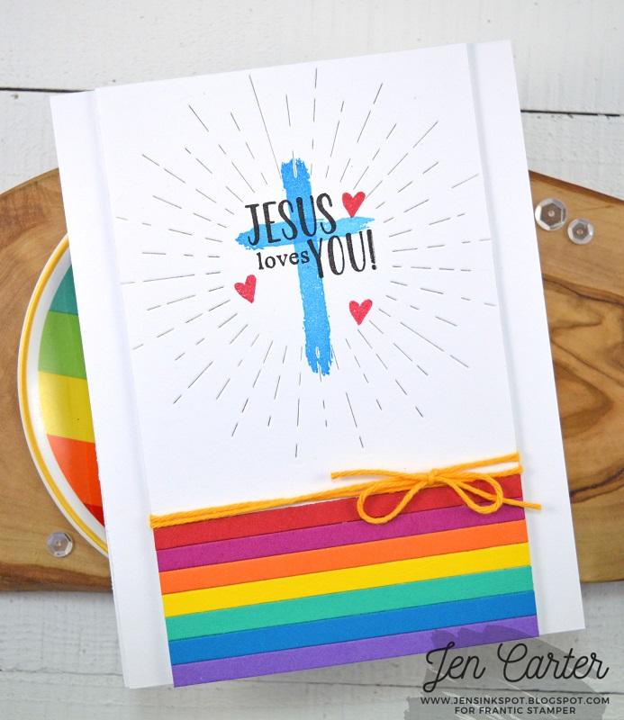 Frantic Stamper Clear Stamp Set - Thankful & Highlight Brushstrokes