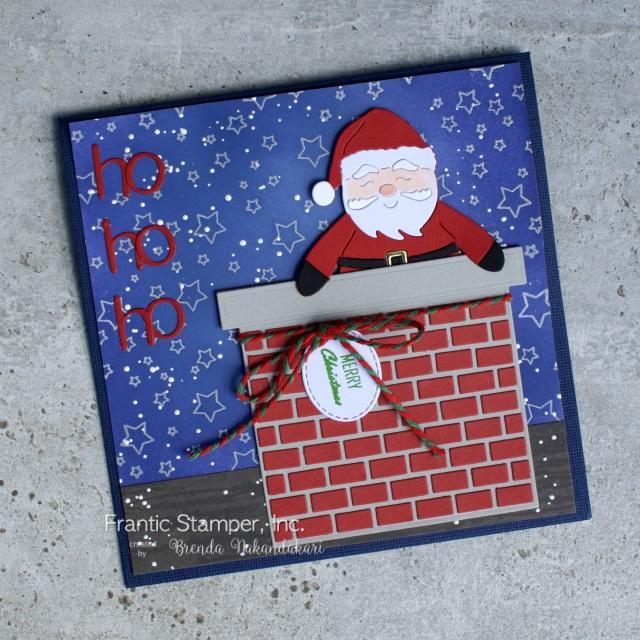 Frantic Stamper Precision Die - Santa and Chimney