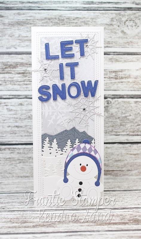 Frantic Stamper Precision Die - Smiling Snowmen Pals