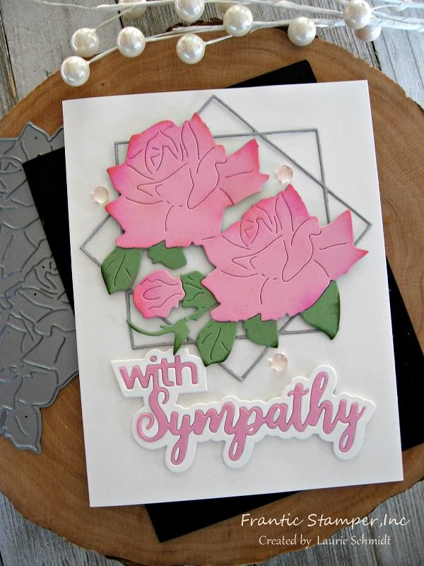 Frantic Stamper Precision Die - Rose Bush