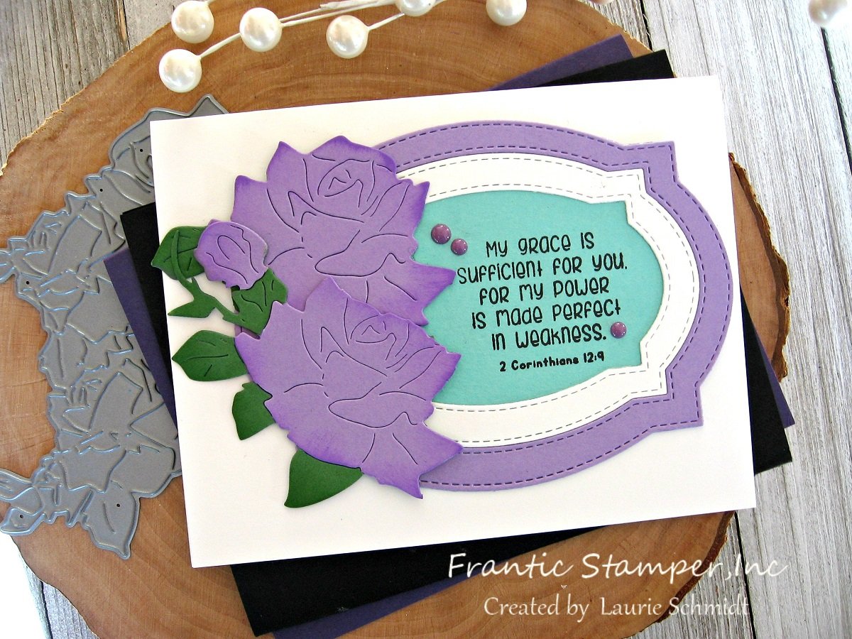 Frantic Stamper Precision Die - Rose Bush