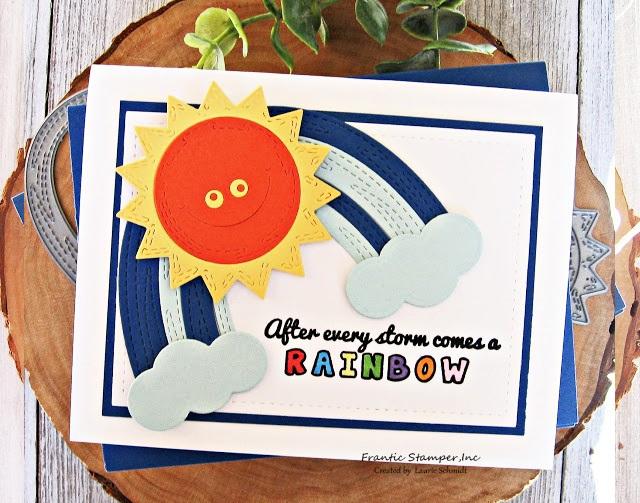 Frantic Stamper Precision Die - Happy Stitch Sun