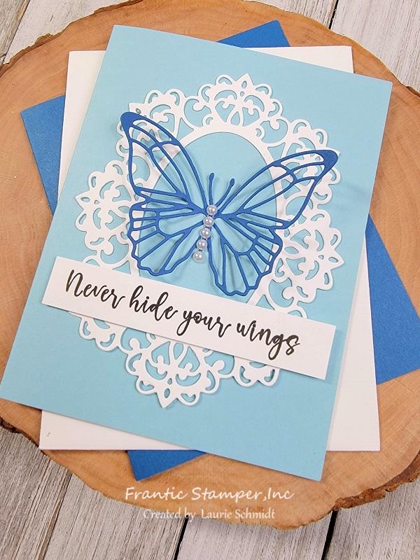 Frantic Stamper Clear Stamp Set - Butterfly