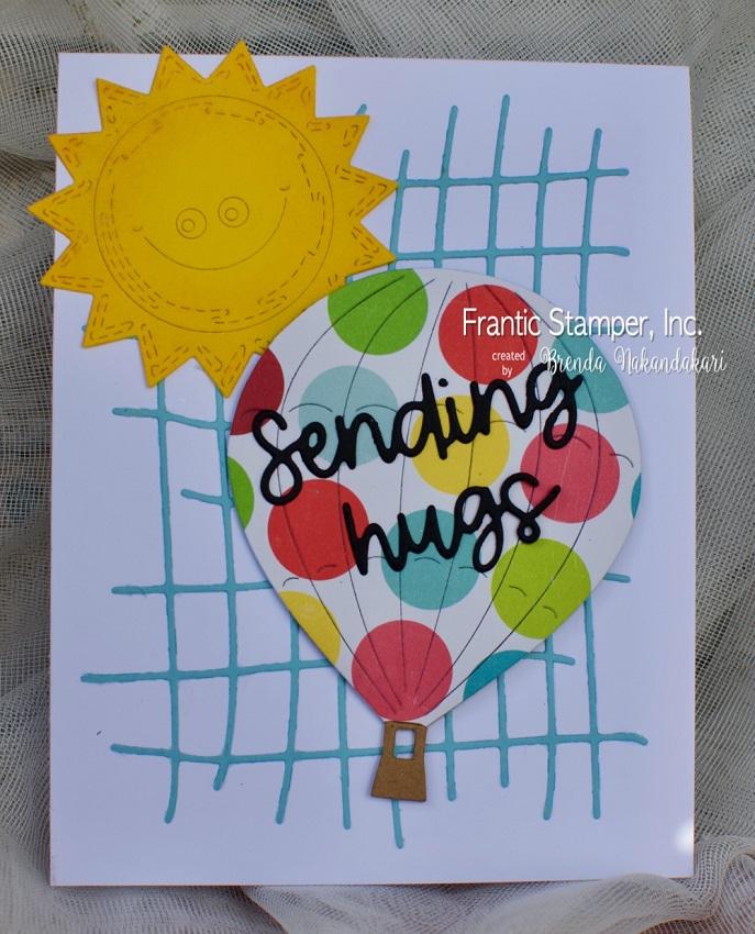 Frantic Stamper Precision Die - Happy Stitch Sun