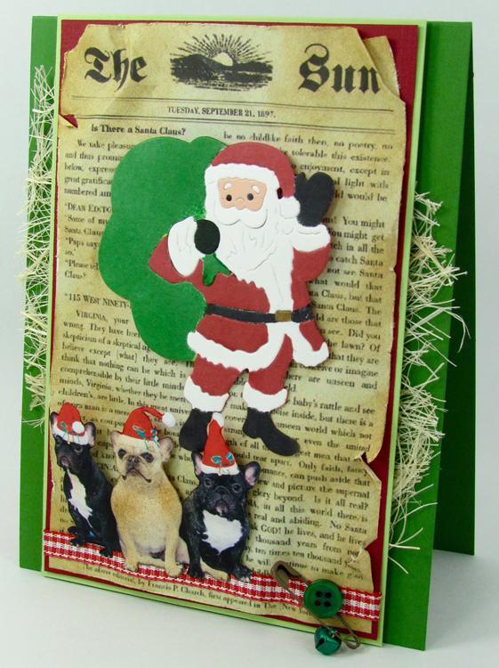 Frantic Stamper Precision Die - Santa With Toy Bag