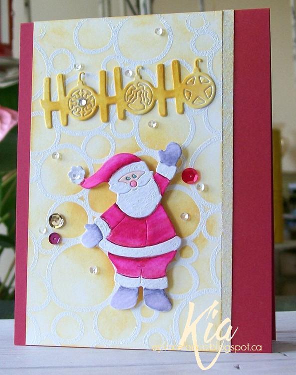 Frantic Stamper Precision Die - Reaching Santa