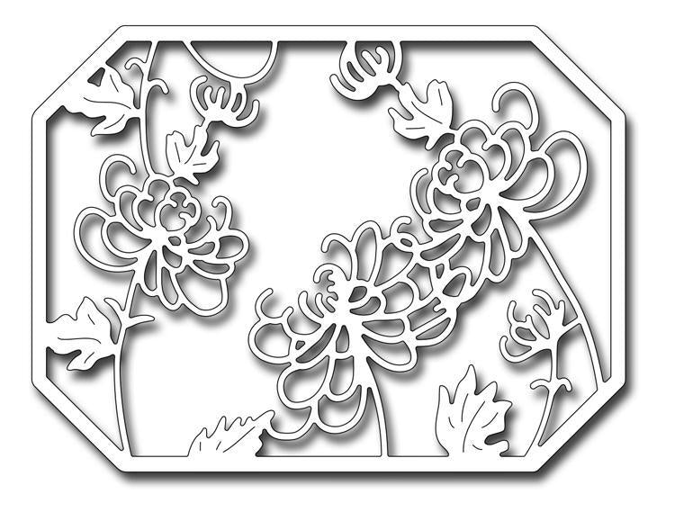 Frantic Stamper Precision Die - Chrysthanthemum Panel