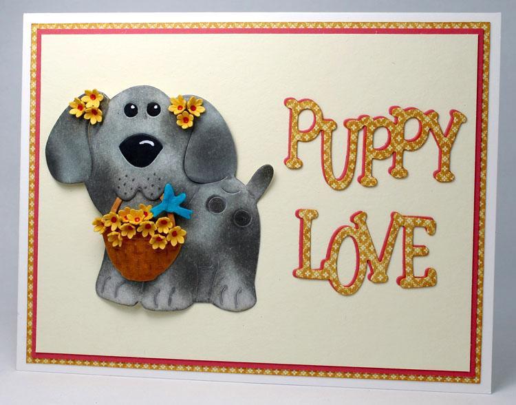 Frantic Stamper Precision Die - Rover Puppy Love