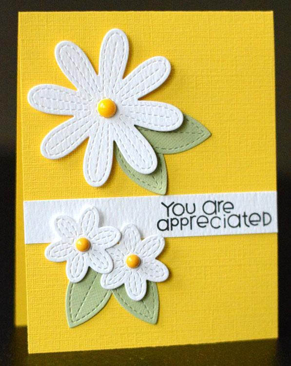 Frantic Stamper Precision Die - Stitched Blooms