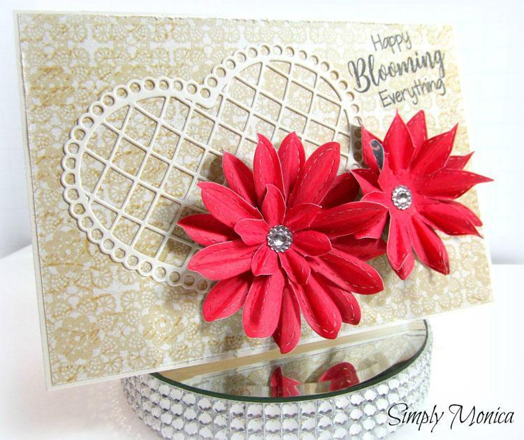 Frantic Stamper Precision Die - Stitched Blooms