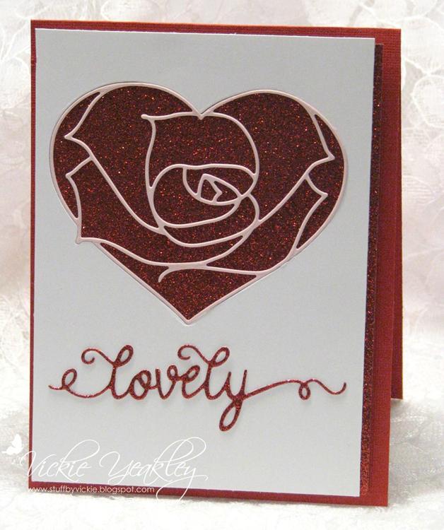 Frantic Stamper Precision Die - Lovely & Gorgeous