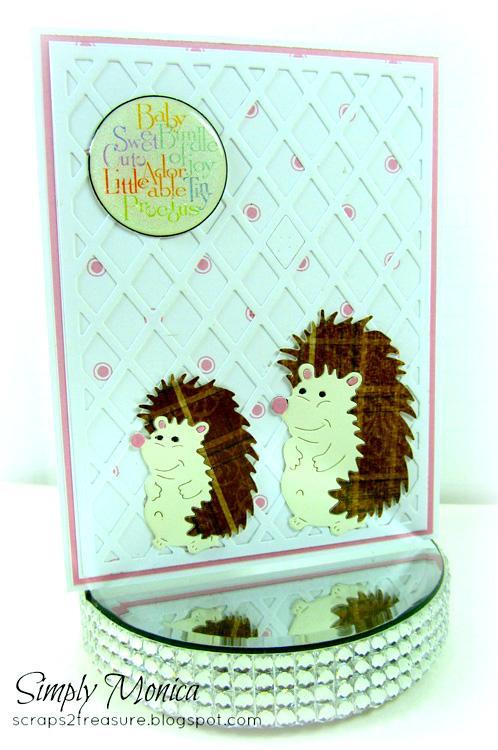 Frantic Stamper Precision Die - Mom And Baby Hedgehogs