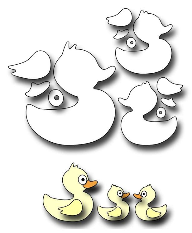 Frantic Stamper Precision Die - Mom And Baby Ducks