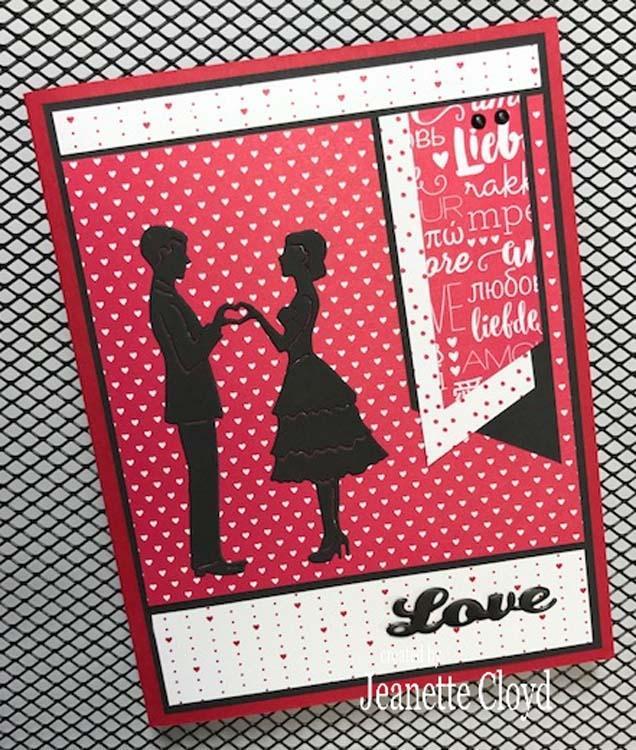 Frantic Stamper Precision Die - Loving Couple