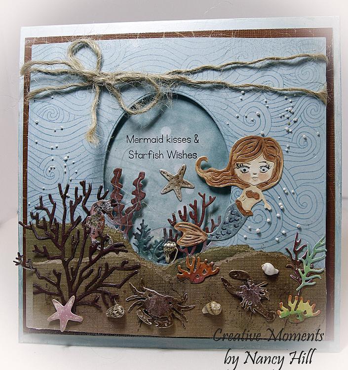 Frantic Stamper Precision Die - Cute Mermaid