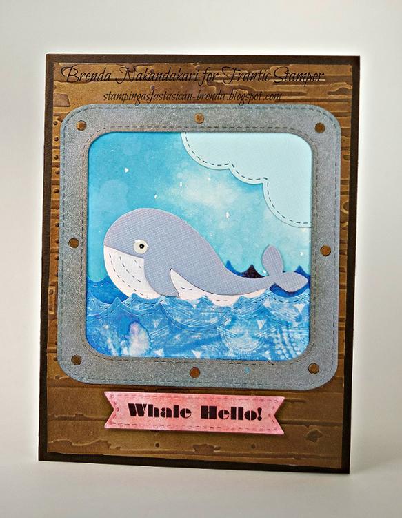 Frantic Stamper Precision Die - Spouting Whale