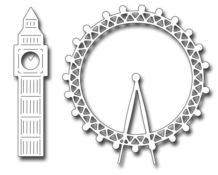 Frantic Stamper Precision Die - London Landmarks