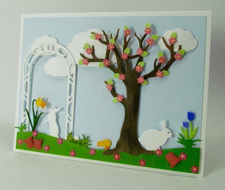 Frantic Stamper Precision Die - Spring Tree