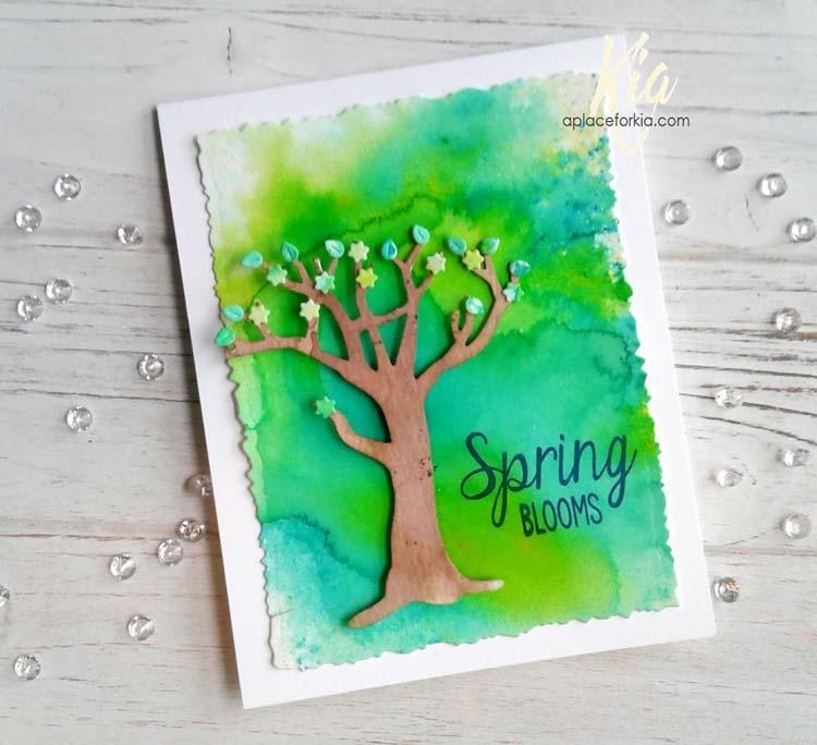 Frantic Stamper Precision Die - Spring Tree