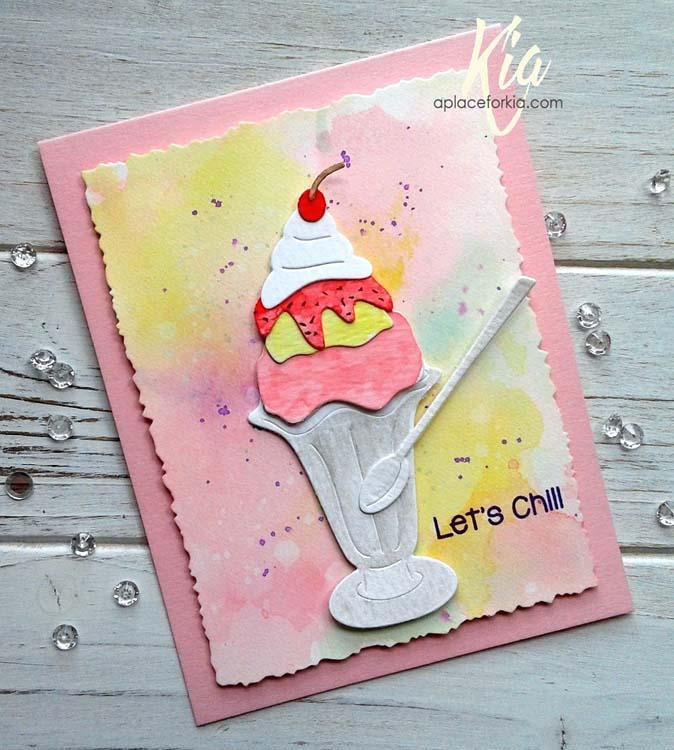 Frantic Stamper Precision Die - Ice Cream Sundae