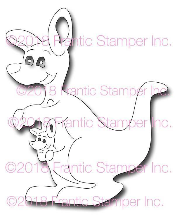 Frantic Stamper Precision Die - Matilda the Kangaroo