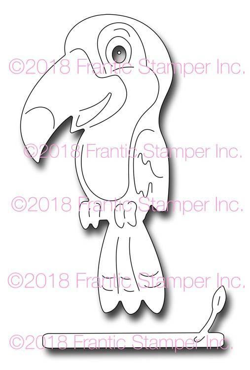 Frantic Stamper Precision Die - Tomas the Toucan