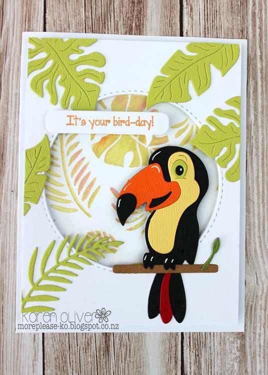 Frantic Stamper Precision Die - Tomas the Toucan