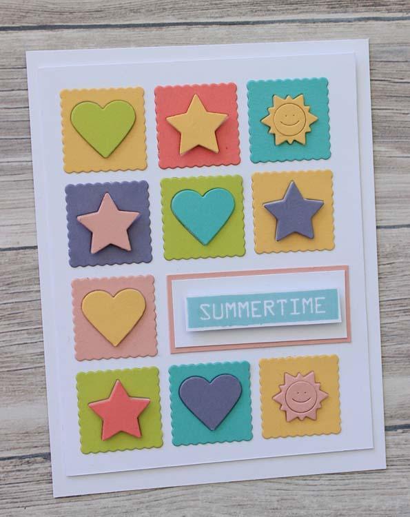 Frantic Stamper Precision Die - Bitty Summer Postage