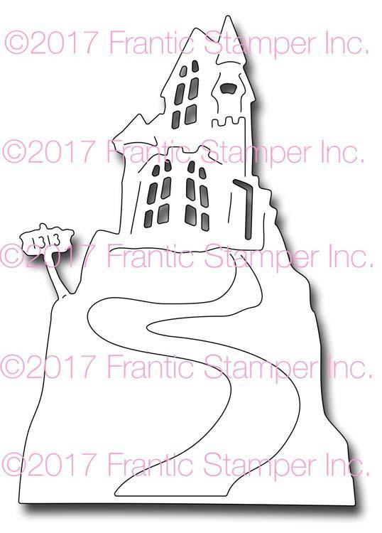 Frantic Stamper Precision Die - Haunted Hill