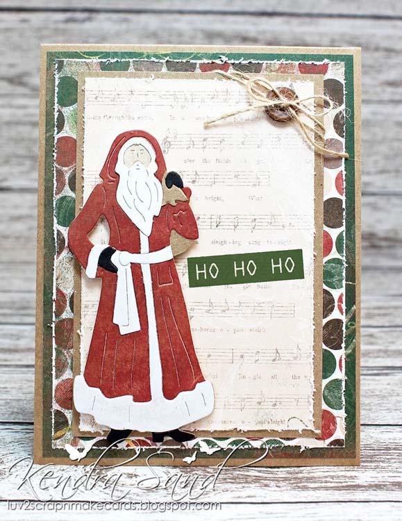 Frantic Stamper Precision Die - Vintage Father Christmas