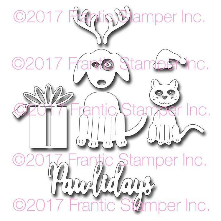 Frantic Stamper Precision Die - Christmas Pets