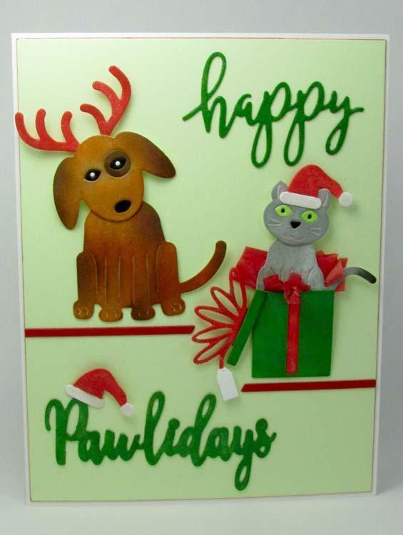 Frantic Stamper Precision Die - Christmas Pets