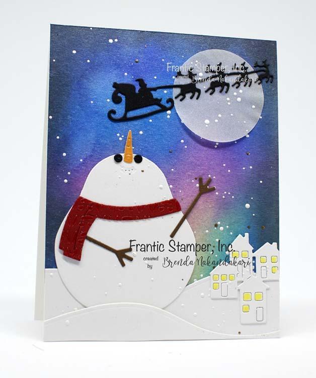 Frantic Stamper Precision Die - Plump Snowman Kit