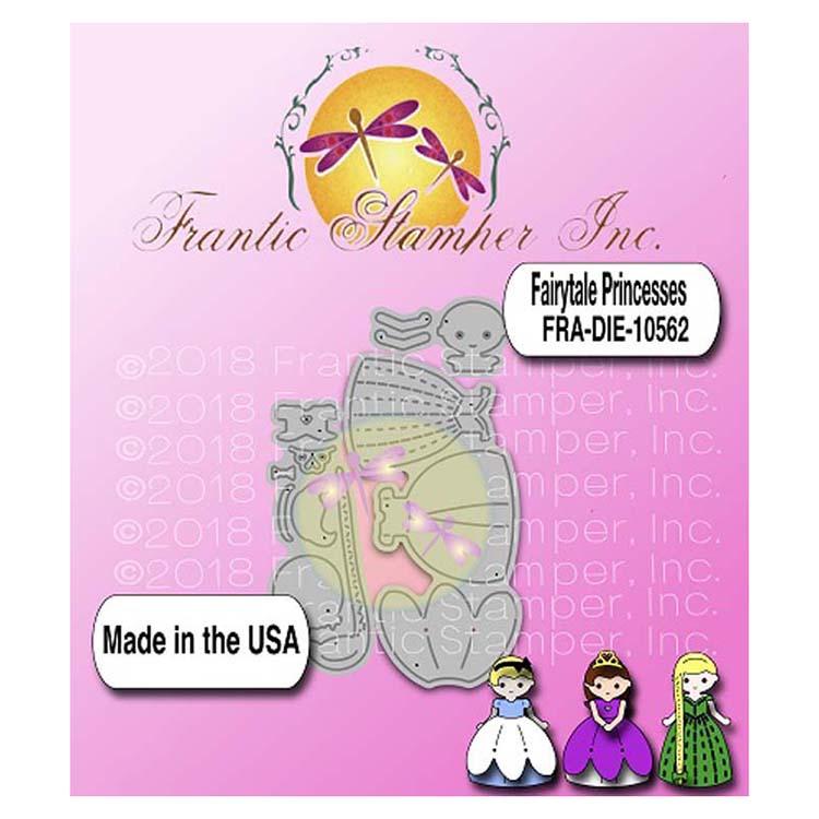 Frantic Stamper Precision Die - Fairytale Princesses