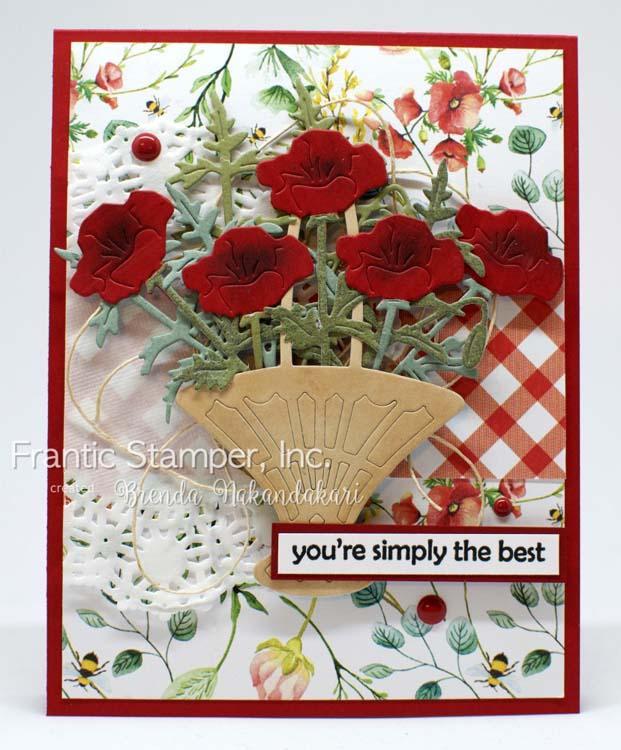 Frantic Stamper Precision Die - Serene Poppy