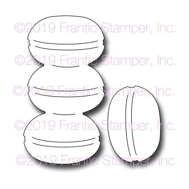 Frantic Stamper Precision Die - Macarons